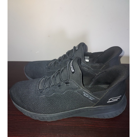 SKECHERS BOBS Women's Slip Ins Sneakers 9M Sport Squad Chaos Memory Foam Black - Picture 6 of 13